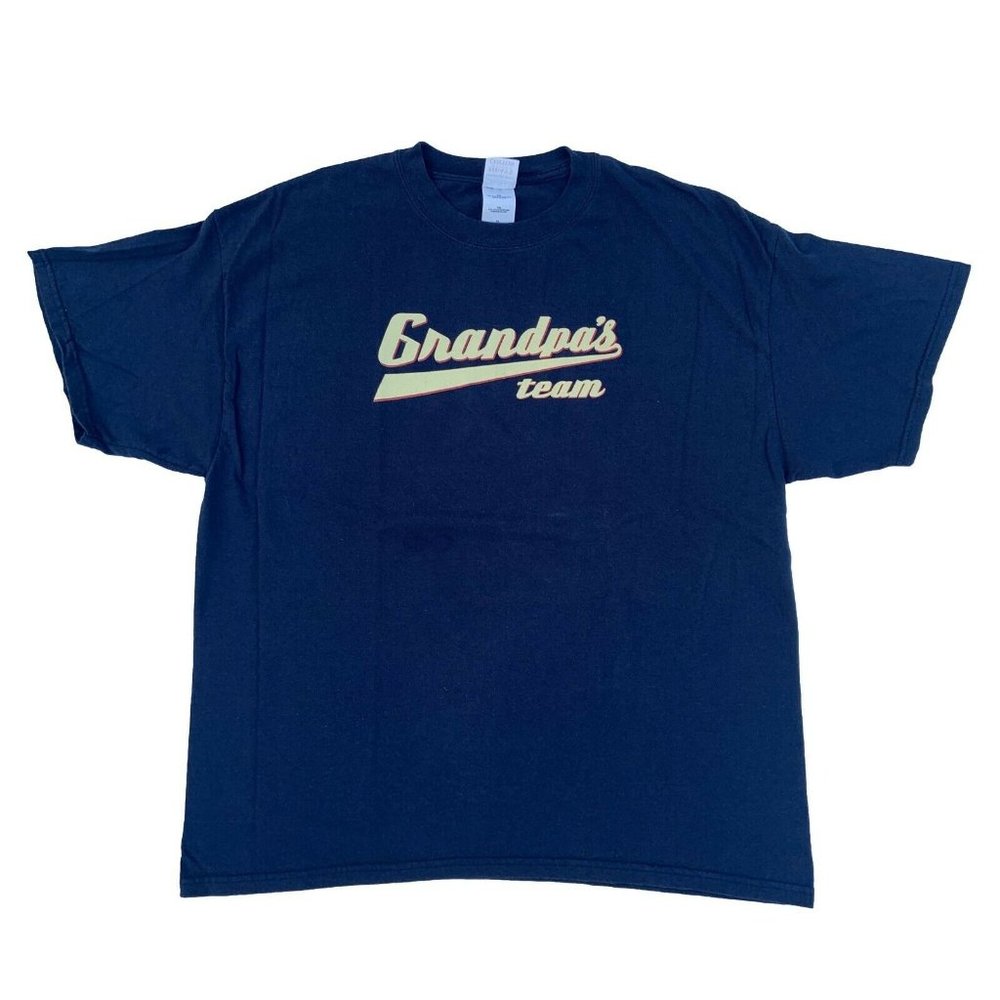 Gildan Crewneck Graphic Grandpa's Team T-Shirt 